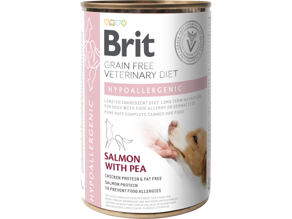 Køb Brit Veterinary Diets Dog Can Hypoallergenic 400 g hos ZooPet