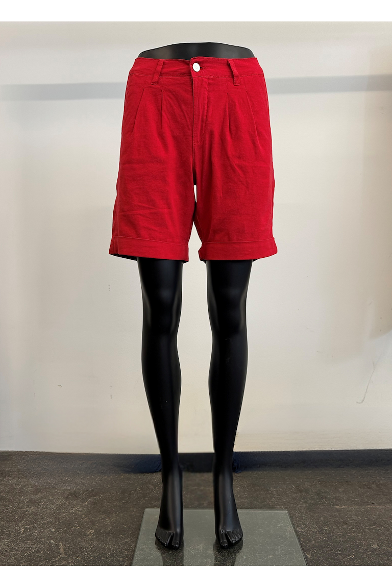 Shorts linnen stretch 59%linn,39%vis,2%ela