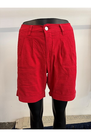 Shorts linnen stretch 59%linn,39%vis,2%ela