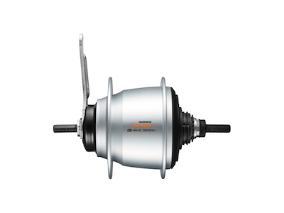 Shimano Nexus - Bagnav med 5 gear - 187mm aksel, til 32 eger - sølv - SG-C7000-5C med fodbremse