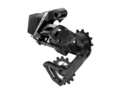 SRAM Force AXS E1 bagskifter til 12 gear - Unicorn Black/Laser Foil