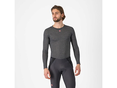 Castelli Medio Baselayer LS - Svedundertrøje - Melange Gray