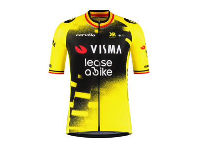 Team Visma | Lease a Bike - Cykeltrøje - Korte ærmer - Wout van Aert Wing Beat Replica - L
