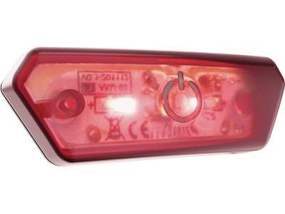 Abus LED - Lygte passer til Smiley 3.0 cykelhjelm - USB genopladelig