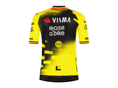 Team Visma | Lease a Bike - Cykeltrøje - Korte ærmer - Wout van Aert Wing Beat Replica - M