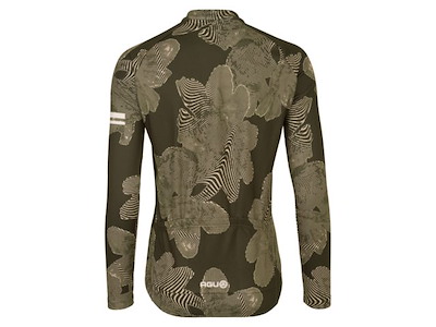 AGU Essential Striped Flower Jersey - Cykeltrøje - Lange ærmer - Dame