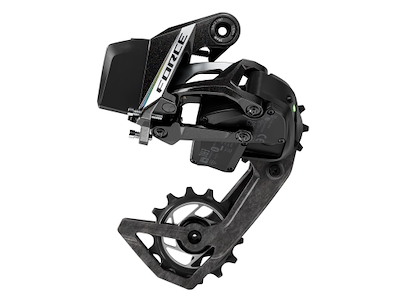 SRAM Force AXS E1 bagskifter til 12 gear - Unicorn Black/Laser Foil