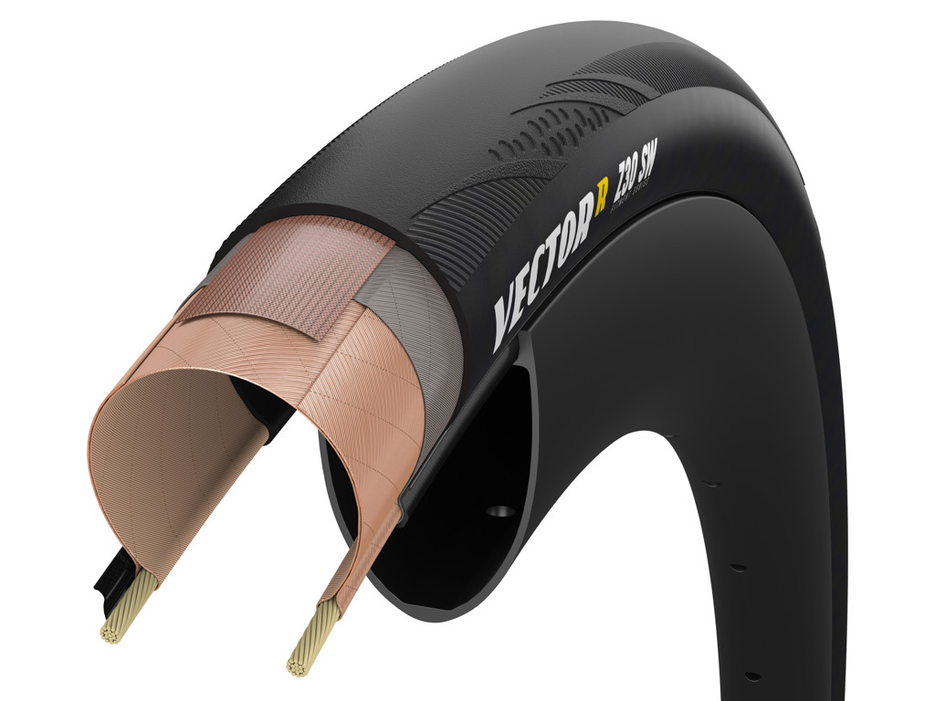 Goodyear Vector R Z30 SW TLR - Foldedæk Road - 700x30c - Sort