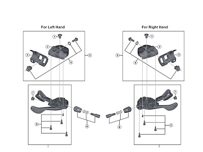 Shimano Integration bolt til skiftegreb model SL-M9000-I SL-M9000-I