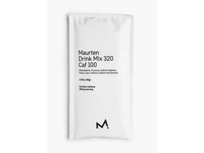 Maurten Drink Mix 320 med Koffein - Hydrogel Sports Fuel - Neutral Smag - 14 Stk af 83g