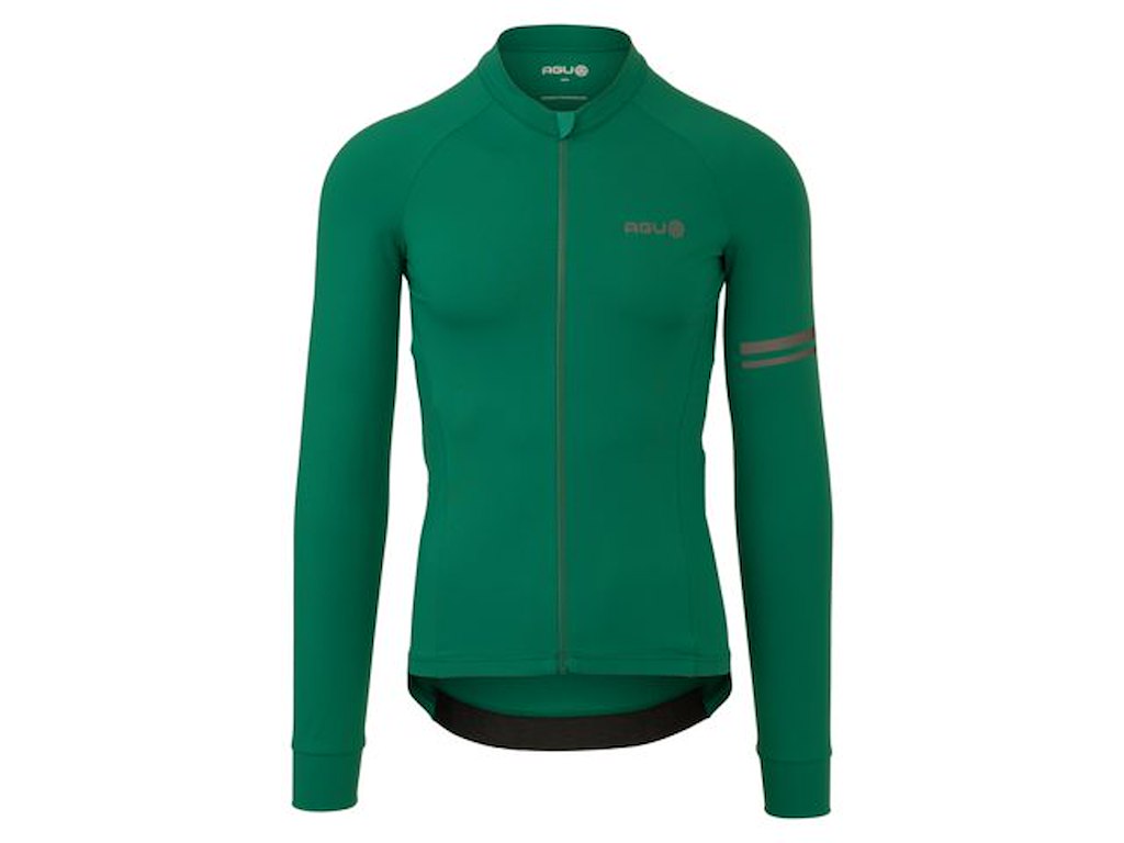 AGU Performance Solid Jersey - Cykeltrøje - Lange ærmer - Herre - Mystic Green - S