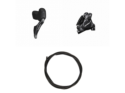 Shimano GRX - Gear- og bremsesæt BR-RX820/ST-RX825 - Højre/Bag - Hydraulisk - Sort