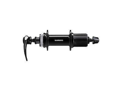 Shimano Cues - Bagnav QR til Disk center lock og  8-11 speed - 141mm bred - Til 36 eger - FH-QB400