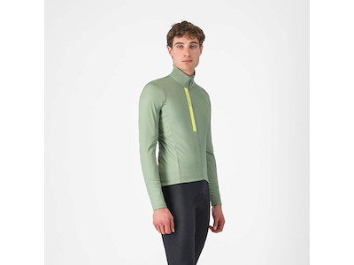 Castelli Entrata Thermal Jersey - Cykeltrøje - Lange ærmer - Grøn
