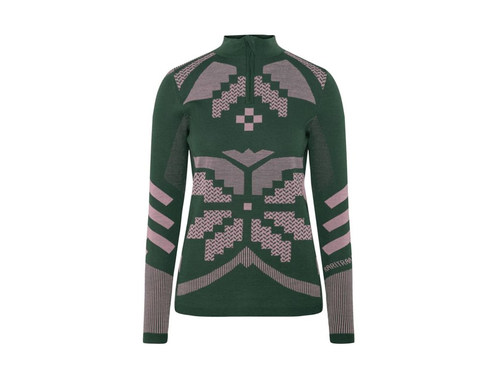 Kari Traa – Faith – Merino – Trøje – Grøn – XS