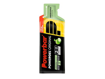 Powerbar Powergel - grøn æble med koffein 41 gram