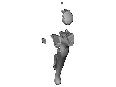 Shimano Tiagra hovedgreb unit venstre side - model ST-4700