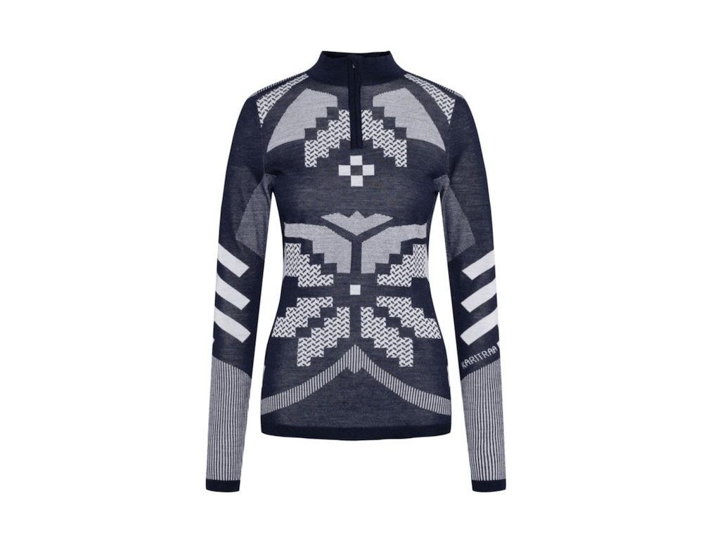 Kari Traa – Faith – Merino – Trøje – Blå – S