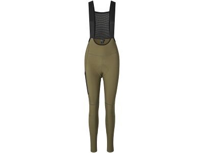 GripGrab W's PACR Thermal Bib Tights - Cykelbukser - Dame - Olive Green