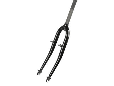 No Name MTB forgaffel - 1 1/8" med gevind - 26" - Stål - Sort