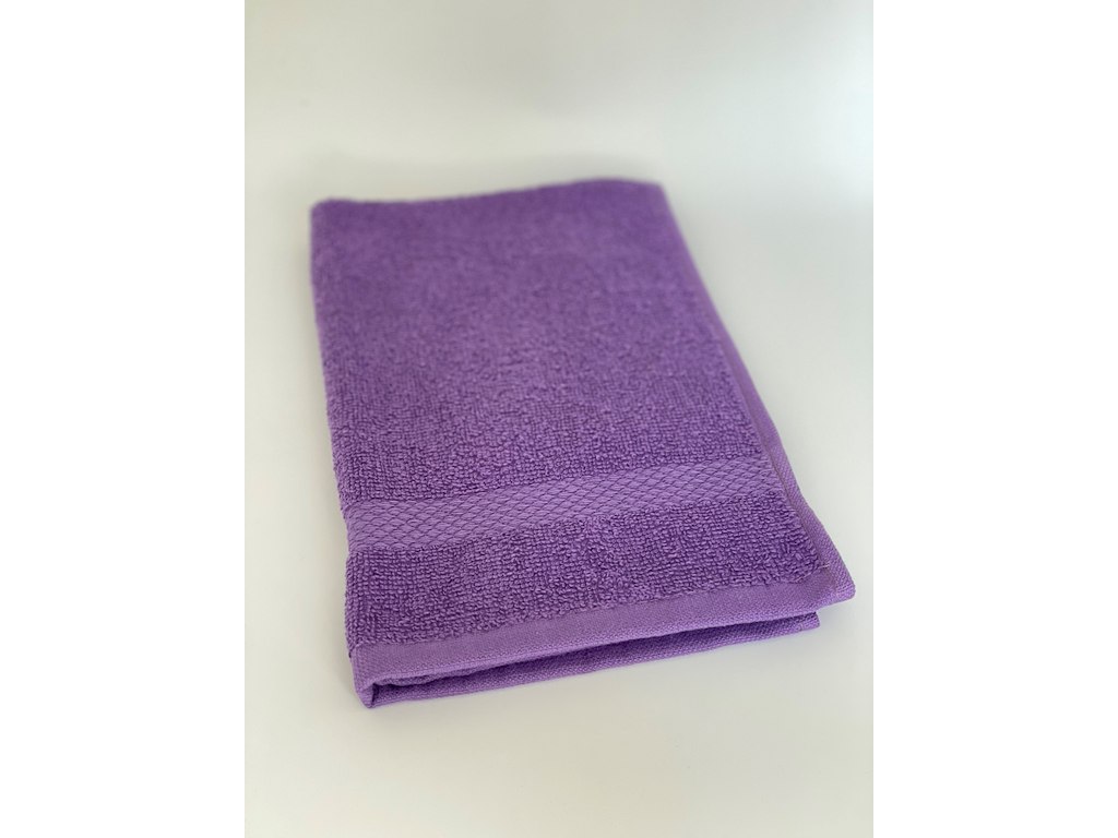 Gæstehåndklæde frotté 30x50cm LILLA