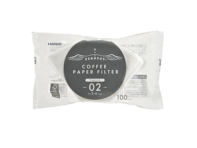 Hario Pegasus Kaffefiltre 100 stk. Hvid, 02