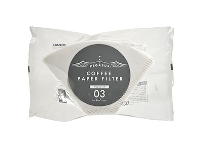 Hario Pegasus Kaffefiltre 100 stk. Hvid, 03