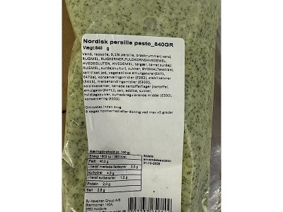 Persillepesto dressing 840ml