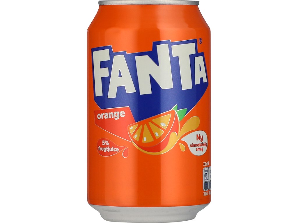 Fanta orange 24x33cl. Inkl Pant