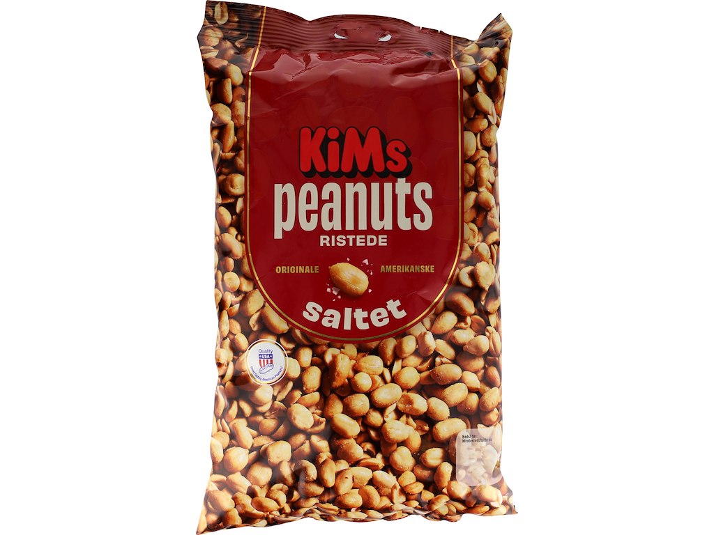 Peanuts saltede 1000g "KiMs"