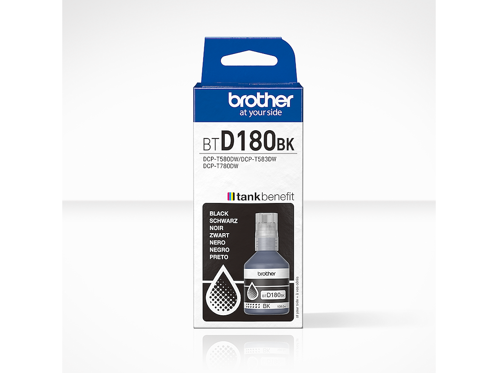 BLÆKPATRON BROTHER BTD180BK BLACK FLASKE OP TIL 7500 SIDER