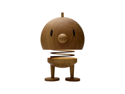 Hoptimist LED Lampe trådløs str. L i FSC certificeret oak, Bumble