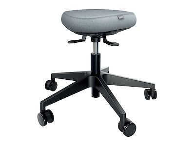 Leitz Ergo Active arbejdsstol med balance Comfort sæde | 47-60 cm | lysegrå