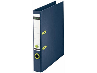 Brevordner Leitz Recycle A4 50 mm 180* blå