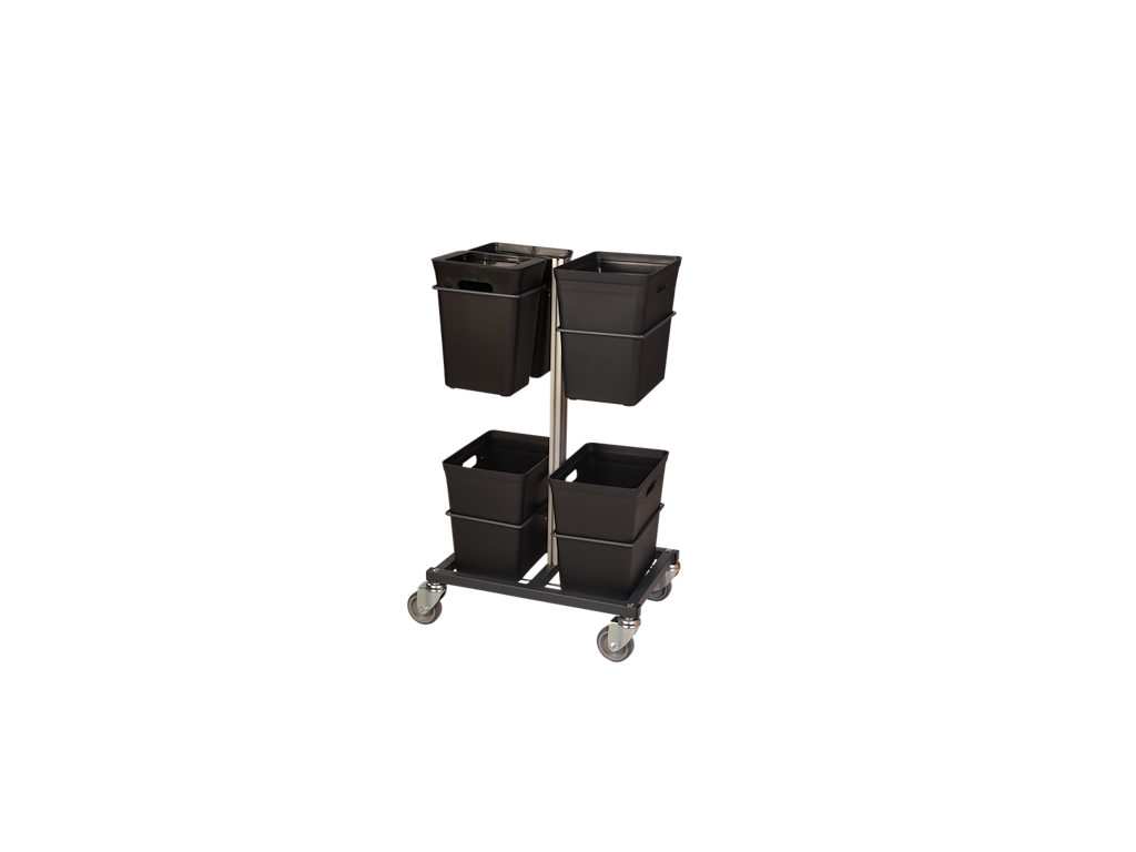 Affaldsvogn 5-rum til kildesortering