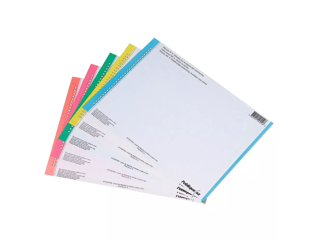 Indstik Elba farvet kant 100330192 10 ark