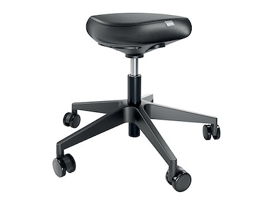 Leitz Ergo Active arbejdsstol med Comfort sæde | 47-59 cm | sort kunstlæder