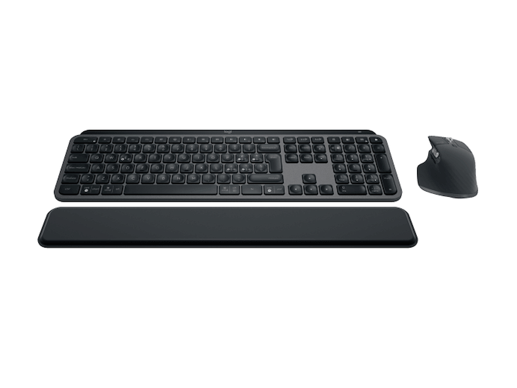 Logitech MX Keys S Combo trådløst tastatur + håndledstøtte + MX Master3S