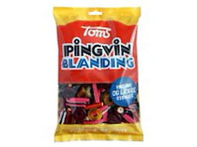 Toms Pingvin Blanding 900 gram 