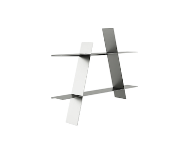 Andersen A-Shelf Large, Stålg - 78x12x67 cm