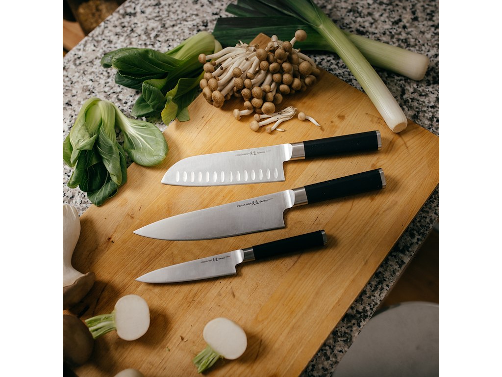 Fiskars Sensei knivsæt - 3 dele