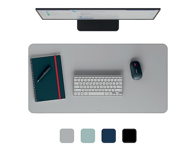 Skriveunderlag Leitz 80x40 cm lysgrå