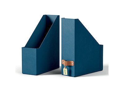 Tidsskriftsamler A4 Leitz Puro blå 2 stk