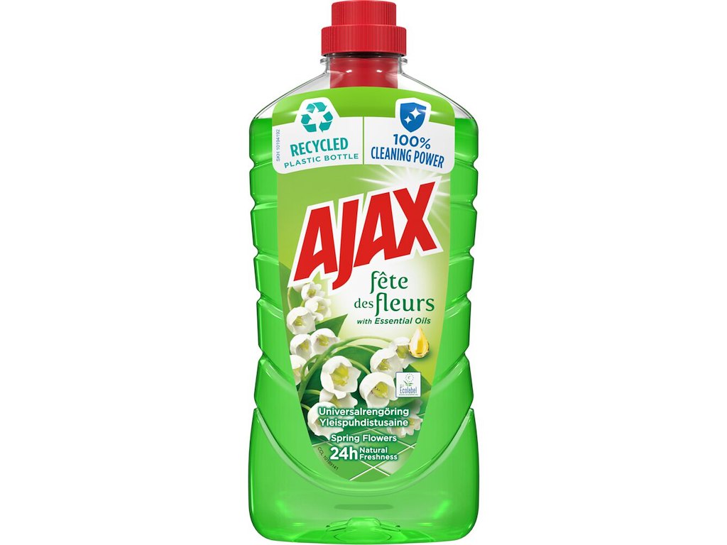 Ajax Universalrengøring Spring flowers  med farve & parfume 1 liter