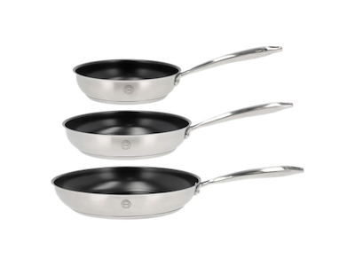 Pillivuyt Gourmet Stegepandesæt 3 dele, Roya