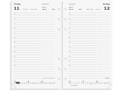 System PP dagkalender REFILL 2026