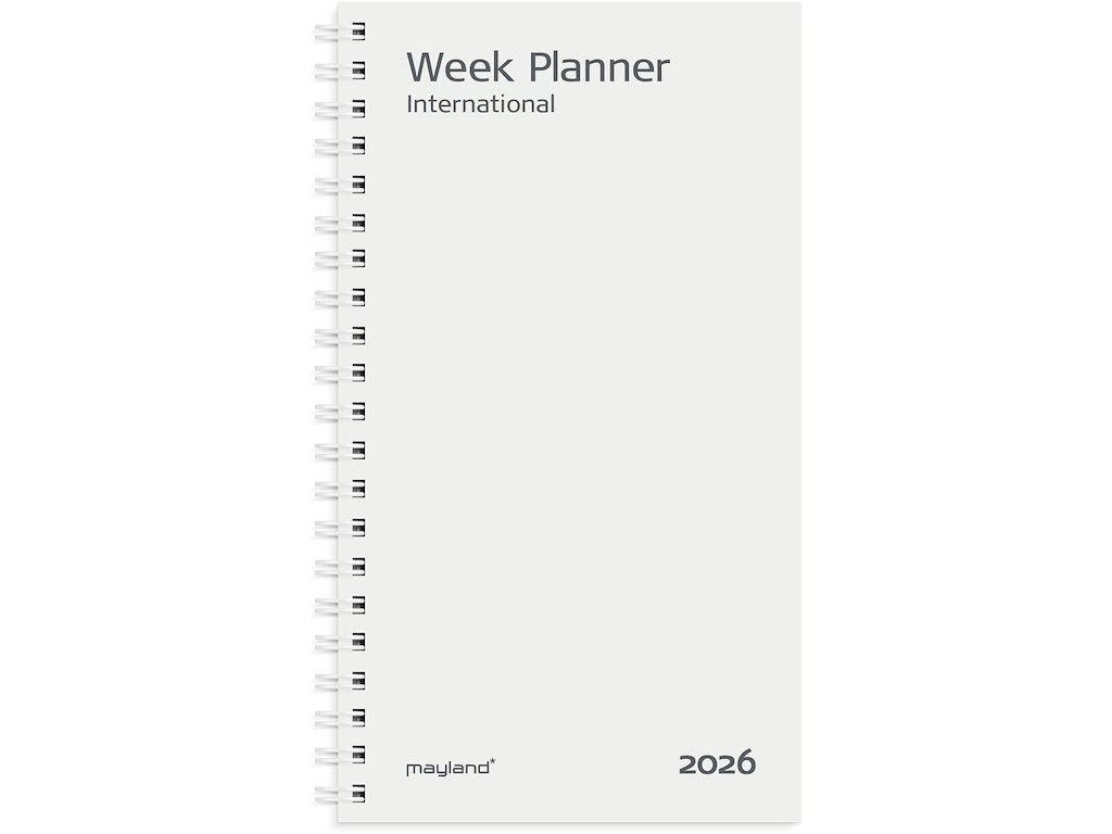 Week Planner International tværformat REFILL 2026