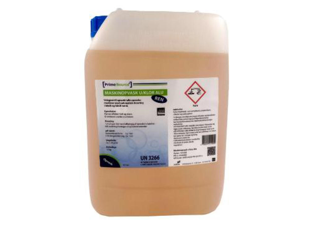 Maskinopvask Prime Source Ren Alu Flydende U/klor 10 Liter