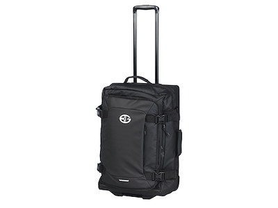 Bon Gout Large duffelbag i polyrattan - Sort