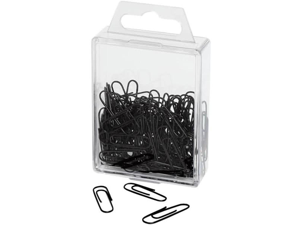 Clips Wedo 27mm sort 100 stk